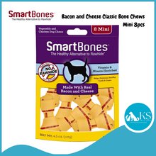 Load image into Gallery viewer, Smartbones Bacon and Cheese Classic Bone Chews - Mini 8/16pcs