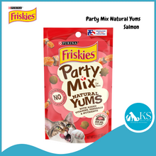 Load image into Gallery viewer, Purina Friskies Party Mix Natural Yums Tuna / Chicken / Salmon 60g Cat Treats