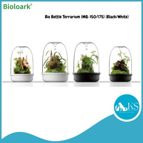 BIOLOARK - Bio Bottle Terrarium (MQ-150/175) (Black/White) Terrarium