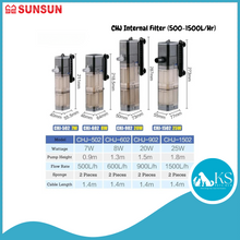 Load image into Gallery viewer, SUNSUN CHJ Internal Filter (500-1500L/Hr) Fish &amp; Aquatic