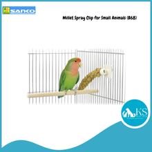 Load image into Gallery viewer, Wild Sanko Millet Spray Clip for Small Animals - B68