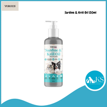 Load image into Gallery viewer, Vorous Wellness Oil for Cats &amp; Dogs (120ml) Egg Yolk / Salmon / Sardine &amp; Krill