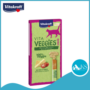 Vitakraft Vita Veggies Liquid Sticks with Cheese & Tomato / Carrot & Beetroot Treats 6x15g For Cats