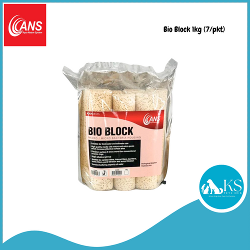 ANS Bio Block 1kg (7/pkt) Fish & Aquatic