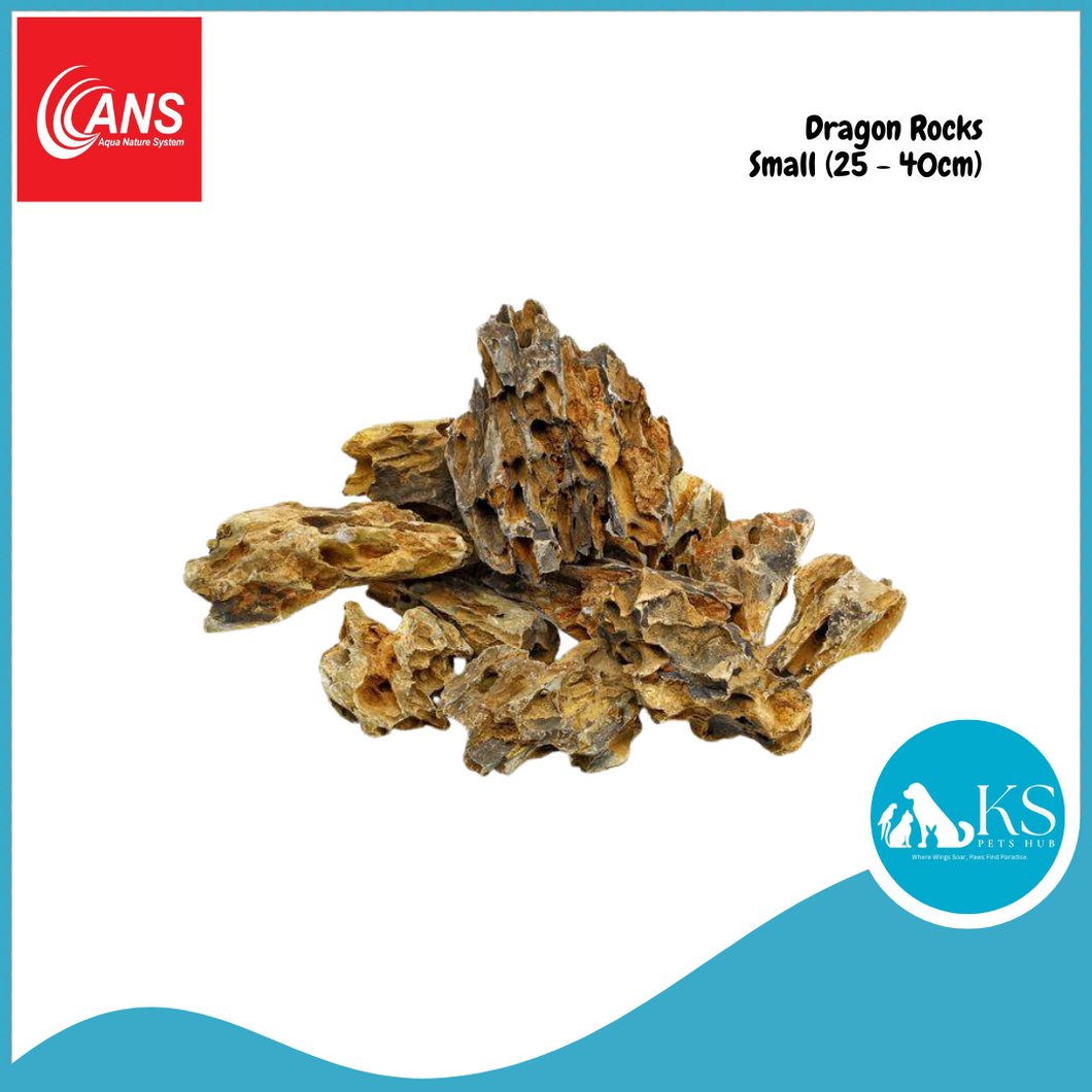 ANS Dragon Rocks Small / Medium / Large (5 - 40cm) 20kg Box Fish & Aquatic