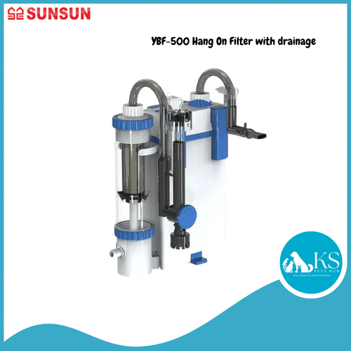 SUNSUN YBF-500 Hang On Filter With Drainage Fish & Aquatic
