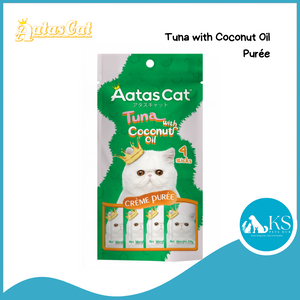 Aatas Cat Creme Puree Pouches Assorted Flavors (14g x 4)