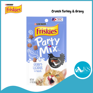 Purina Friskies Party Mix Gravy-licious Crunch 60g Assorted