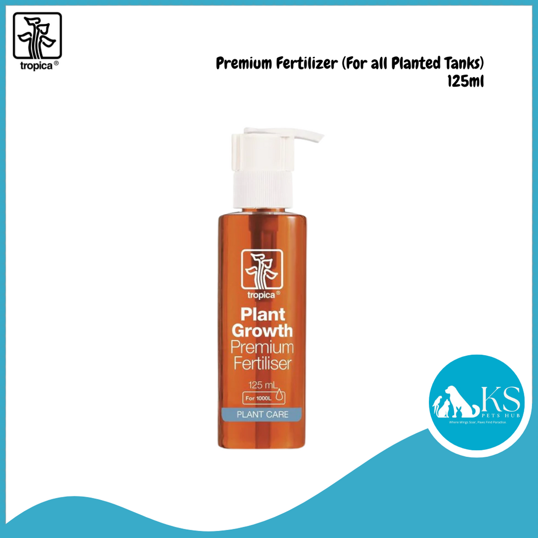 TROPICA Premium Fertilizer (For all Planted Tanks) 125ml/ 300ml/ 750ml/ 5L Fish & Aquatic
