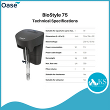 Load image into Gallery viewer, Oase BioStyle Hang On Back Filter (75/115/180) Fish &amp; Aquatic