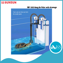 Load image into Gallery viewer, SUNSUN YBF-500 Hang On Filter With Drainage Fish &amp; Aquatic