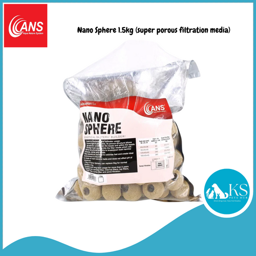 ANS Nano Sphere 1.5kg (Super Porous Filtration Media) Fish & Aquatic