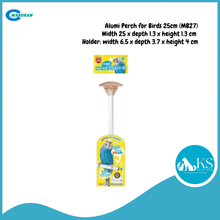 Load image into Gallery viewer, Marukan Alumi Perch for Birds 25cm (MB27)