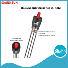 Load image into Gallery viewer, SUNSUN GB Aquarium Heater (stainless steel) (25 - 500w) Fish &amp; Aquatic