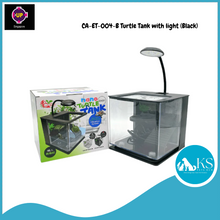 Load image into Gallery viewer, UP AQUA CA-ET-004-B Turtle Tank With Light (Black) Fish &amp; Aquatic