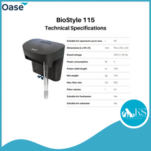 Load image into Gallery viewer, Oase BioStyle Hang On Back Filter (75/115/180) Fish &amp; Aquatic