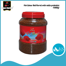 Load image into Gallery viewer, AquaMaster Fish Colour Red Parrot (388g/1088g) With Natto Probiotics Fish Food