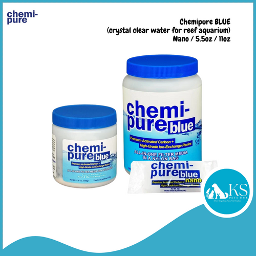 BOYD Chemipure BLUE (crystal clear water for reef aquarium) Nano / 5.5oz / 11oz Fish & Aquatic