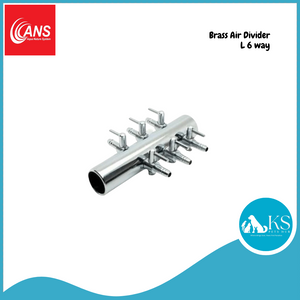 ANS Brass Air Divider (M/L) 4 ways to 18 ways Fish & Aquatic