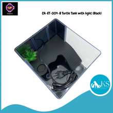 Load image into Gallery viewer, UP AQUA CA-ET-004-B Turtle Tank With Light (Black) Fish &amp; Aquatic