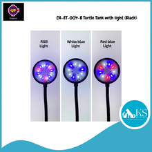 Load image into Gallery viewer, UP AQUA CA-ET-004-B Turtle Tank With Light (Black) Fish &amp; Aquatic