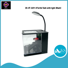 Load image into Gallery viewer, UP AQUA CA-ET-004-B Turtle Tank With Light (Black) Fish &amp; Aquatic