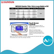 Load image into Gallery viewer, SUNSUN HW3000 Canister Filter (Extra Large Model w/UV) Fish &amp; Aquatic
