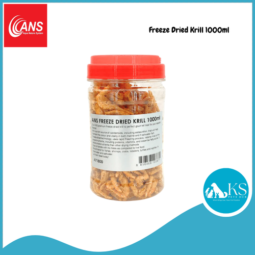 ANS Freeze Dried Krill 1000/3000ml Fish & Aquatic