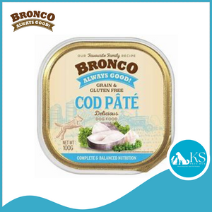 Bronco Pate Wet Tray Canned 100g x 16 Dog Feed