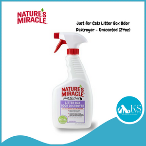Nature's Miracle Just for Cats Litter Box Odor Destroyer - Unscented (24oz)