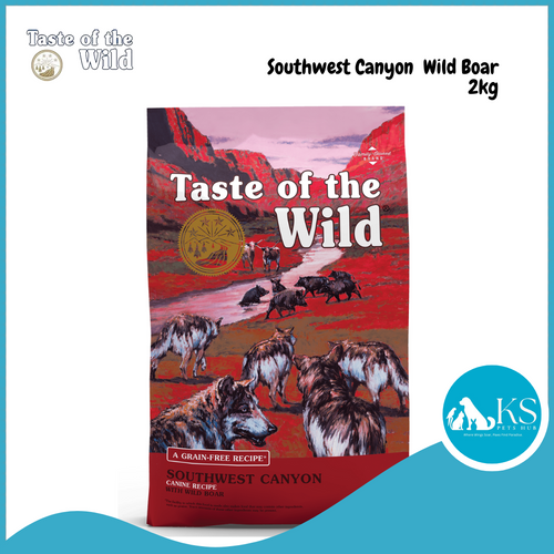 Taste of The Wild Southwest Canyon Canine Dog Recipe with Wild Boar 2kg / 12.2kg Dog Feed