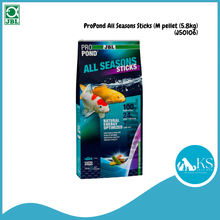 Load image into Gallery viewer, JBL ProPond All Seasons Sticks (M pellet) (1.1 / 5.8kg) Koi Pond Fish &amp; Aquatic