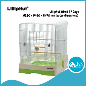 Liliphut Bird Cage 37 Wired - Black White Green - Wired