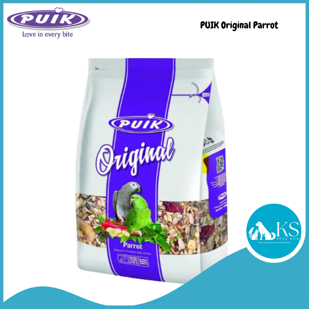 PUIK Original Parrot 800g / 2kg Bird Feed