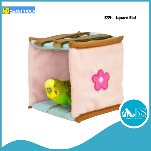 Wild Sanko Bird Toy & Accessories B34 - Square Bed