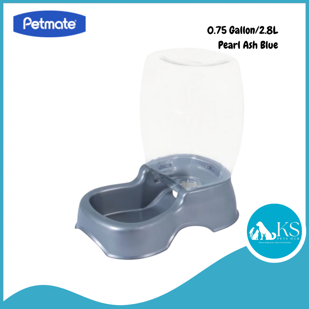 Petmate Pet Cafe Gravity Water Bowl 0.75 Gallon / 2.8L