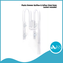 Load image into Gallery viewer, AQUAPRO Plastic Skimmer Outflow &amp; Inflow 12mm/16mm (suckers included) Fish &amp; Aquatic