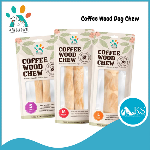 Singapaw Coffee Wood Dental Chew - Small / Medium / Large