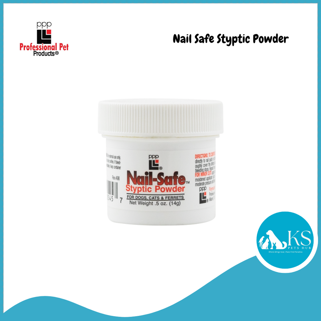 PPP Nail-Safe™ Styptic Powder For Cat Dogs – KS Pets Hub