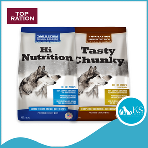 Top Ration Premium Dry Dog Food 18.14kg - Assorted