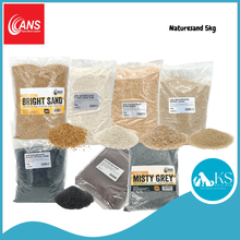 Load image into Gallery viewer, ANS NatureSand Rio White/Black Crystal/Bright Sand/Misty Grey/Tropic Oasis/ Coral Sand Fine/Red Sand/ River Breeze 5kg (Great Sand for Biotope) Fish &amp; Aquatic