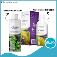 Load image into Gallery viewer, Aquaforest Micro fertilizer (250 /500ml) / Carbon Boost (250/500ml) Fish &amp; Aquatic