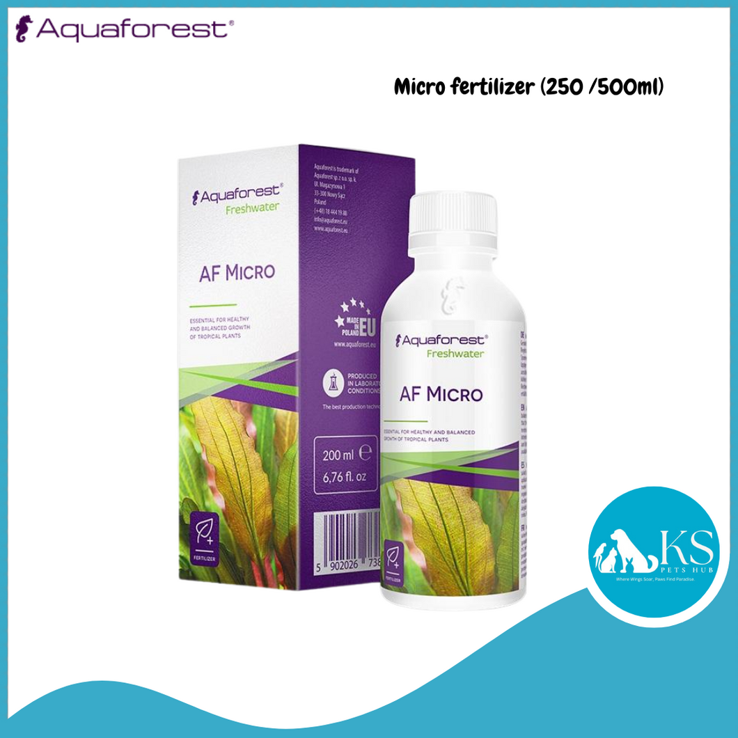Aquaforest Micro fertilizer (250 /500ml) / Carbon Boost (250/500ml) Fish & Aquatic