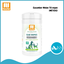 Load image into Gallery viewer, Nootie Ear Wipes 70 wipes with Salicylic Acid For Cats Dogs (WE7010/WE7012/WE7013)