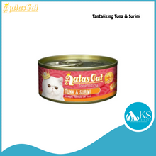 Load image into Gallery viewer, Aatas Cat Tantalizing Tuna Assorted Flavors 80g x 24 (1 Carton) (No Mix) Cat Feed