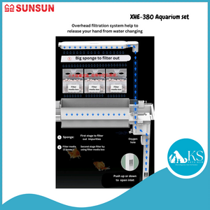 SUNSUN XHE-380 Aquarium Set Fish & Aquatic