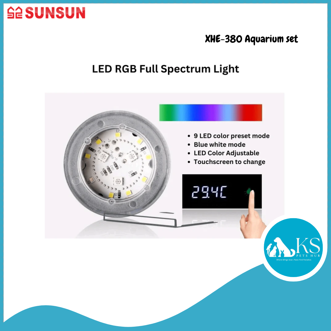 Sunsun Set SUNSUN XHE-380 Aquarium Set Fish & Aquatic – KS Pets Hub
