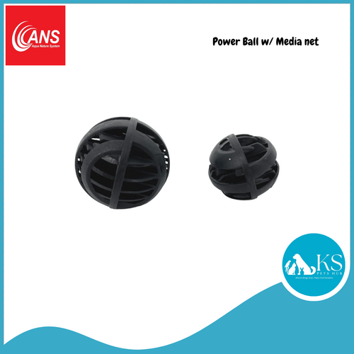 ANS Power Ball w/ Media net (S & M Size) Fish & Aquatic