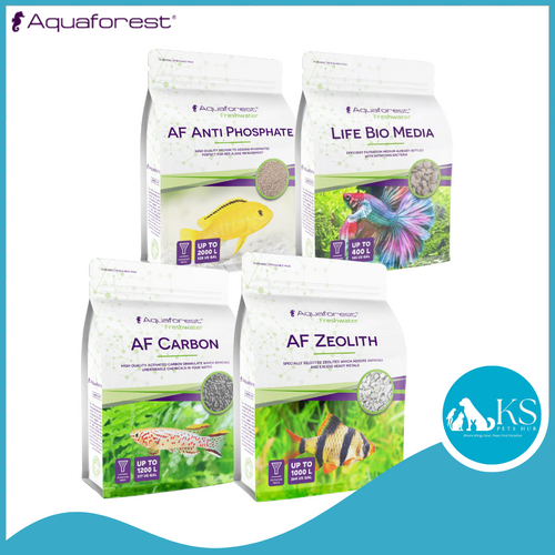 Aquaforest Anti Phosphate/Life Bio Media/Carbon Fresh/Zeolith Fresh 1000ml Fish & Aquatic