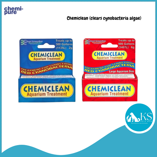 BOYD ChemiPure Chemiclean (clears cynobacteria algae) Blue 2g / Red 6g Fish & Aquatic